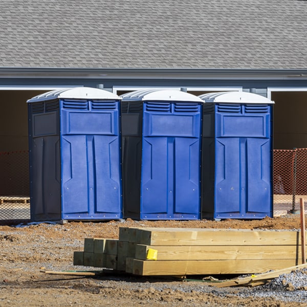 are there any restrictions on where i can place the porta potties during my rental period in Pinetops